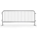 Economy Steel Barricade, Light Weight & Pre-Galvanized, 8.5 Ft. - Angry Bull Barricades