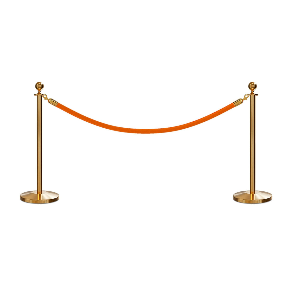 Ball Top Post and Rope Stanchion Kit - Montour Line - Crowd Control Warehouse