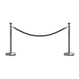 Ball Top Post and Rope Stanchion Kit - Montour Line - Crowd Control Warehouse