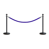 Ball Top Post and Rope Stanchion Kit - Montour Line - Crowd Control Warehouse
