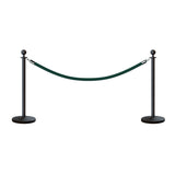 Ball Top Post and Rope Stanchion Kit - Montour Line - Crowd Control Warehouse
