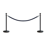 Ball Top Post and Rope Stanchion Kit - Montour Line - Crowd Control Warehouse