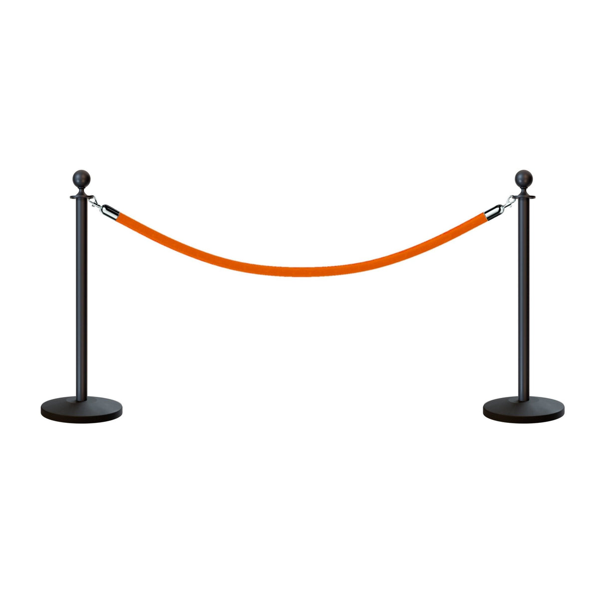 Ball Top Post and Rope Stanchion Kit - Montour Line - Crowd Control Warehouse