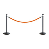 Ball Top Post and Rope Stanchion Kit - Montour Line - Crowd Control Warehouse