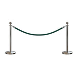 Ball Top Post and Rope Stanchion Kit - Montour Line - Crowd Control Warehouse