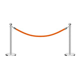 Ball Top Post and Rope Stanchion Kit - Montour Line - Crowd Control Warehouse