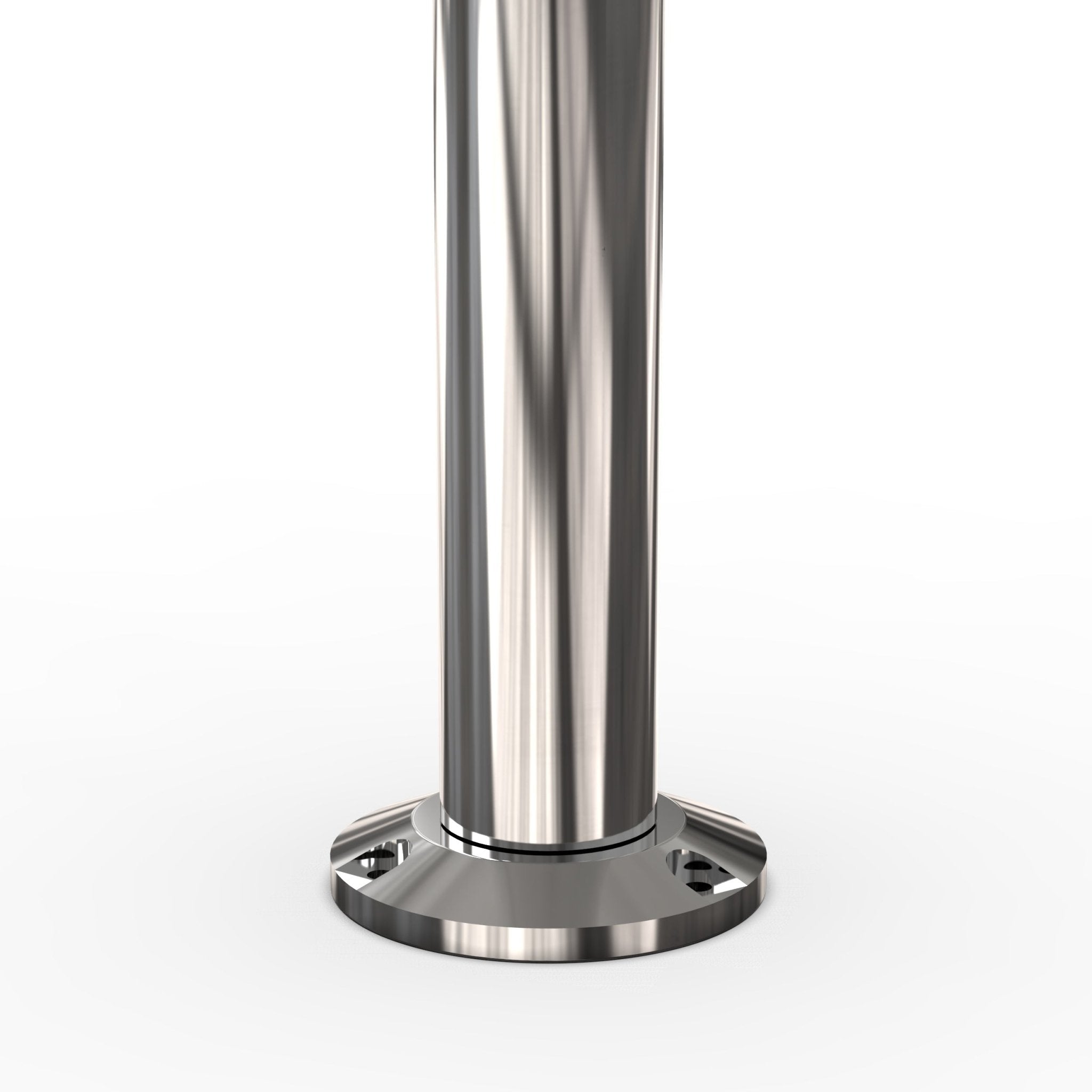 Ball Top Rope Stanchion with Fixed Base - Montour Line CXLineF - Crowd Control Warehouse