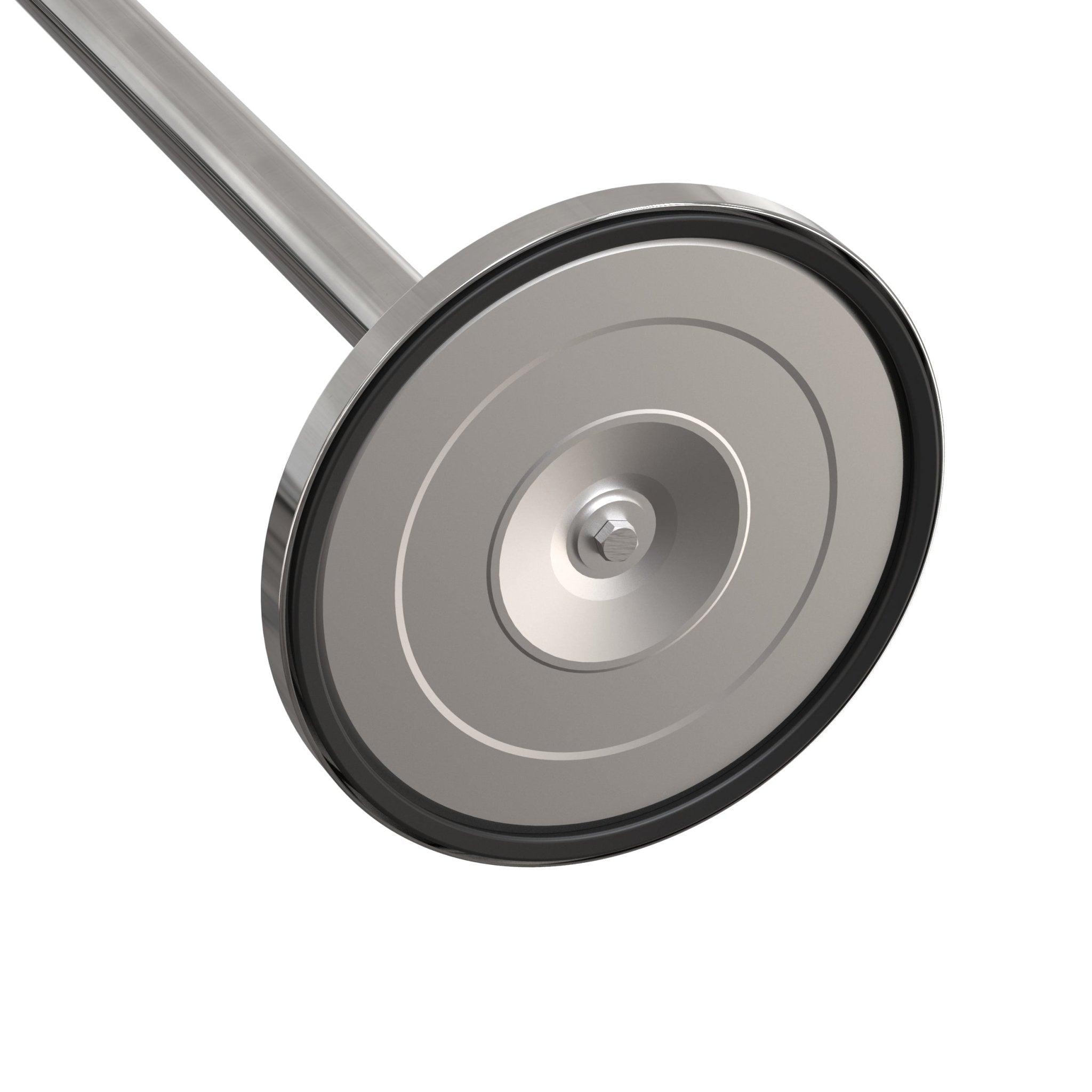 Ball Top Rope Stanchion with Sloped Base - Montour Line CLine - Crowd Control Warehouse