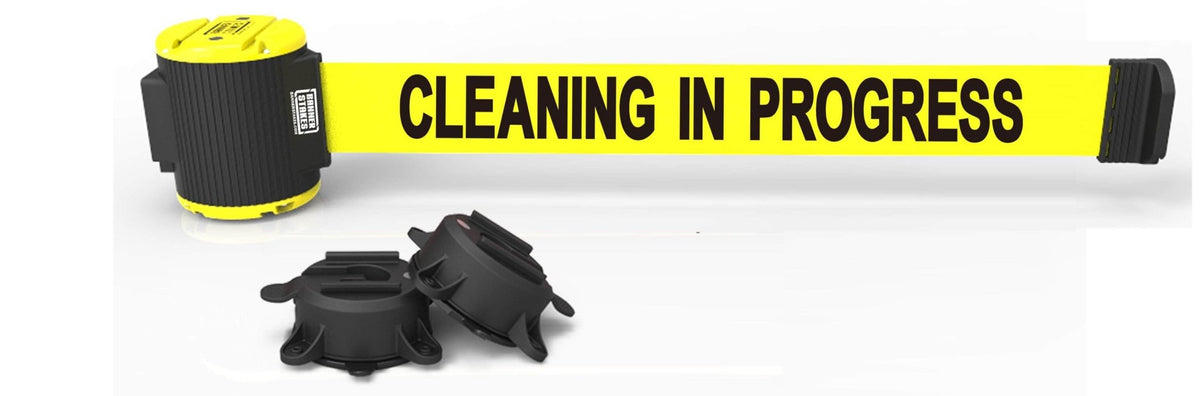 Banner Stakes 30' Magnetic Wall Mount Barrier - Crowd Control Warehouse