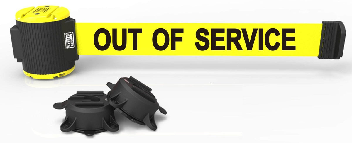 Banner Stakes 30' Magnetic Wall Mount Barrier - Crowd Control Warehouse