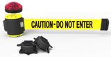Banner Stakes 30' Magnetic Wall Mount Barrier with Red Strobe Light Kit - Crowd Control Warehouse