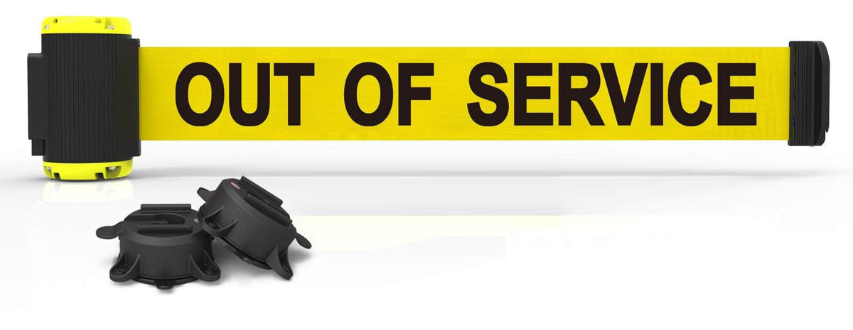 Banner Stakes 7' Magnetic Wall Mount Barrier - Crowd Control Warehouse