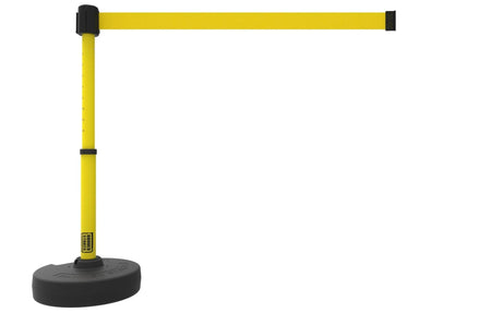 Banner Stakes PLUS Line Stanchion with 15 ft Belt Head, Stake, and Base - Crowd Control Warehouse