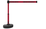 Banner Stakes PLUS Line Stanchion with 15 ft Belt Head, Stake, and Base - Crowd Control Warehouse