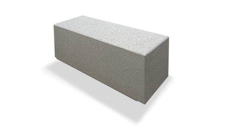 Basic Modern 48 in. Rectangular Concrete Park Bench - Crowd Control Warehouse
