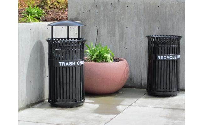 Beltless Round Concrete Planter - Crowd Control Warehouse