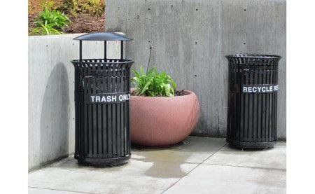 Beltless Round Concrete Planter - Crowd Control Warehouse