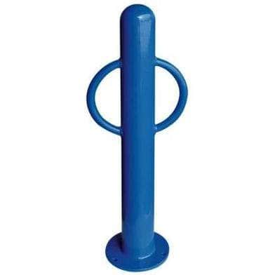 Bike Rack Bollard, Thick Post - 2 Bike - Crowd Control Warehouse