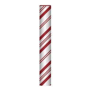 Bollard Cover Sox - Candy Cane - Crowd Control Warehouse