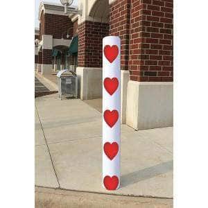 Bollard Cover Sox - Valentines - Crowd Control Warehouse