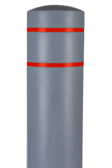 BollardGard Bollard Cover - Gray - Crowd Control Warehouse