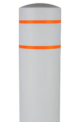 BollardGard Bollard Cover - Light Gray - Crowd Control Warehouse