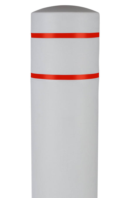 BollardGard Bollard Cover - Light Gray - Crowd Control Warehouse