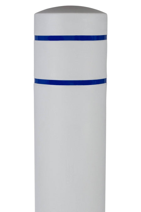 BollardGard Bollard Cover - Light Gray - Crowd Control Warehouse