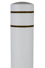 BollardGard Bollard Cover - Light Gray - Crowd Control Warehouse