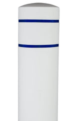 BollardGard Bollard Cover - White - Crowd Control Warehouse