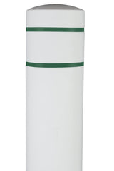 BollardGard Bollard Cover - White - Crowd Control Warehouse