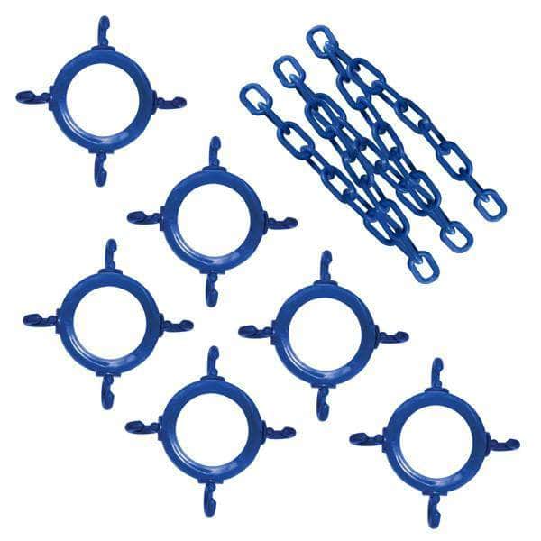 C3 Cone Chain Connector with 50' of 2 in. Chain - Crowd Control Warehouse