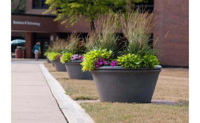 Cargill Series Round Large Concrete Planter - Crowd Control Warehouse