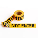 Caution Tape, 2.0 mil x 1000 Ft. x 3 Inch, Black Text Color - Trafford Industrial - Crowd Control Warehouse