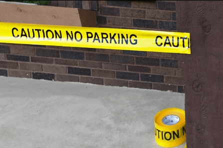 Caution Tape, 2.0 mil x 1000 Ft. x 3 Inch, Black Text Color - Trafford Industrial - Crowd Control Warehouse
