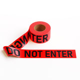 Caution Tape, 2.0 mil x 1000 Ft. x 3 Inch, Black Text Color - Trafford Industrial - Crowd Control Warehouse