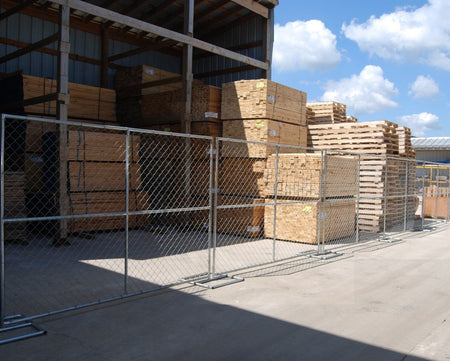 Chain Link Fence Panel Add On Units - Crowd Control Warehouse