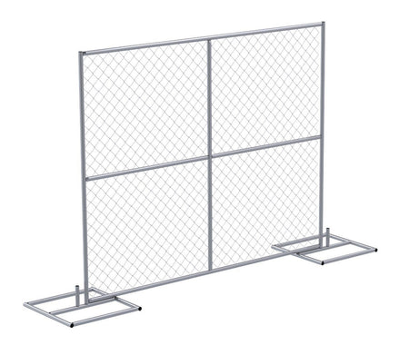 Chain Link Fence Starter Kit - 7.5 Ft. x 6 Ft. Panel - Crowd Control Warehouse
