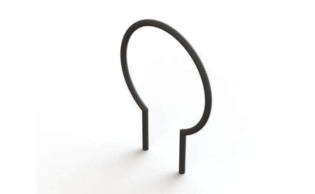 Circle Metal Bike Rack, 36 in, 2 Bikes - Crowd Control Warehouse