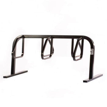 Concrete Bollard Metal Bike Rack - Crowd Control Warehouse