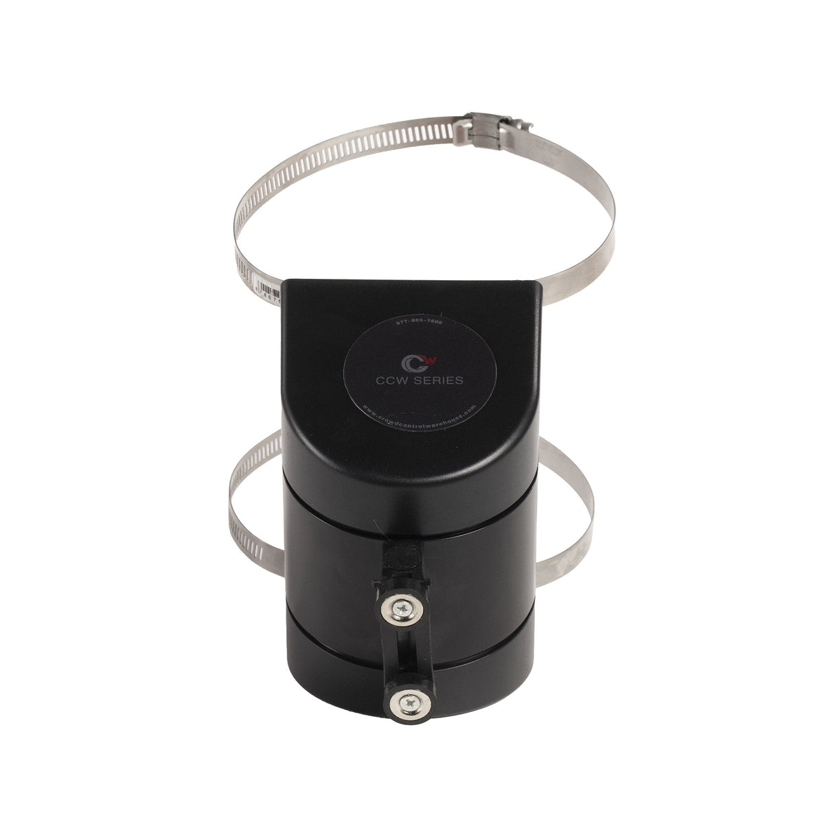 Clamp Wall Mount, Black ABS Case, 20, 25, and 30 Ft. Belts - CCW Series WMB - 230 - Crowd Control Warehouse