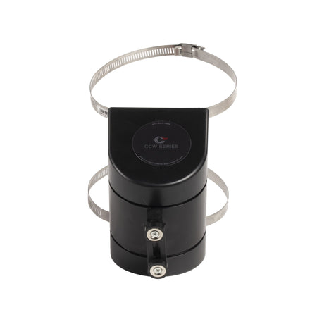 Clamp Wall Mount, Black ABS Case, 20, 25, and 30 Ft. Belts - CCW Series WMB - 230 - Crowd Control Warehouse