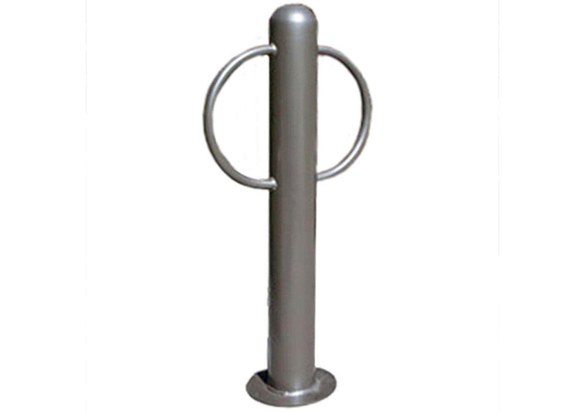 Classic Round Bike Bollard - 2 Bikes - Crowd Control Warehouse