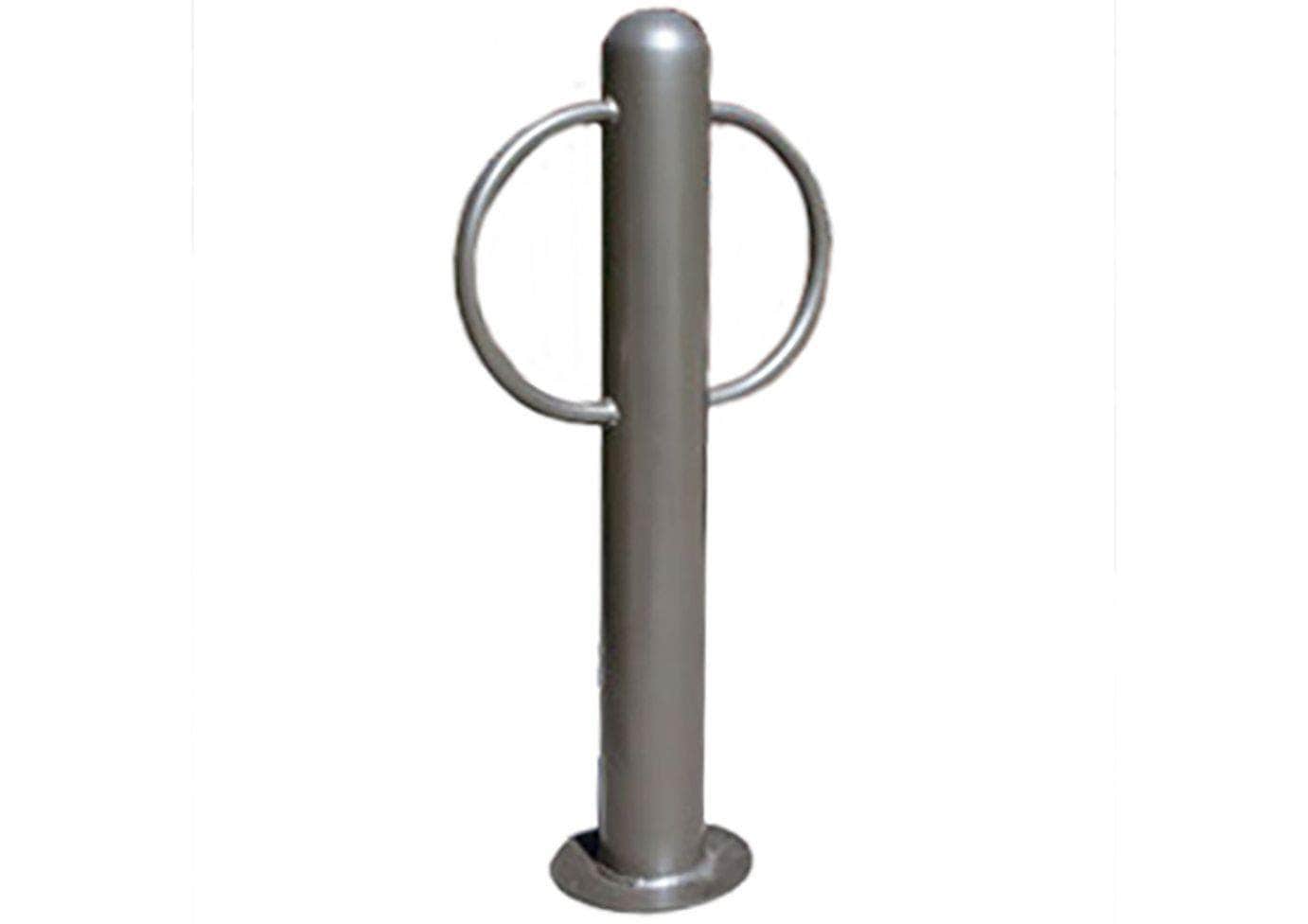 Classic Round Bike Bollard - 2 Bikes - Crowd Control Warehouse