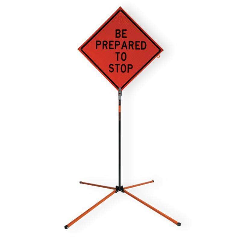 Compact Springless Sign Stand – Crowd Control Warehouse