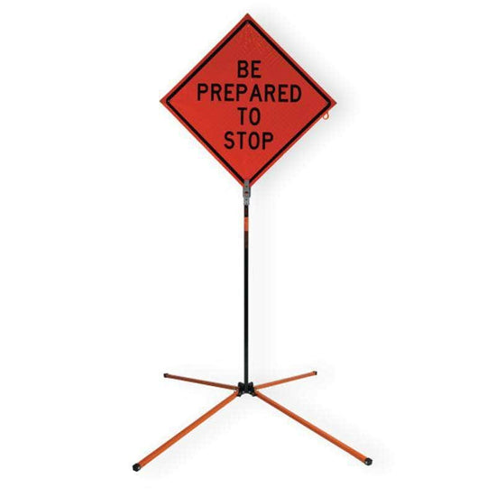 Compact Springless Sign Stand – Crowd Control Warehouse