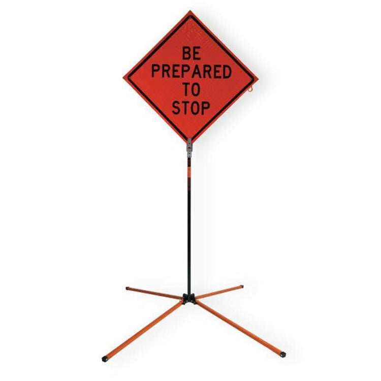 Compact Springless Sign Stand – Crowd Control Warehouse