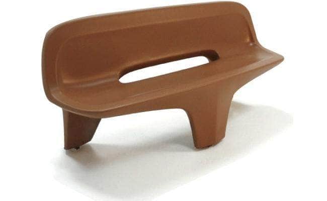 Concrete Tripod Park Bench with Back - Crowd Control Warehouse