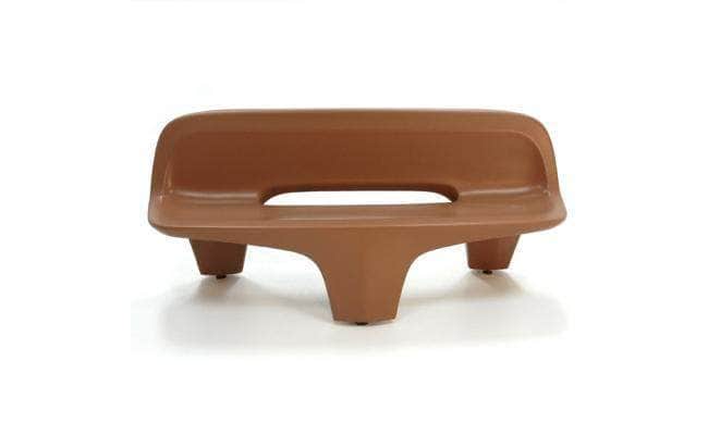 Concrete Tripod Park Bench with Back - Crowd Control Warehouse