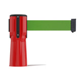 Cone - Mounted Retractable Belt Barrier, 11 Ft. Belt - Trafford Industrial - Crowd Control Warehouse